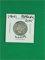 1941 Mercury Dime, Silver