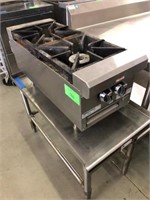 SOUTHBEND HI-BTU BURNER ON STAINLESS STEEL STAND,