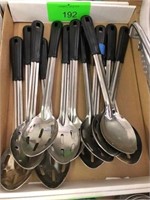 (13) SLOTTED SPOONS