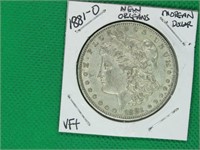 1881-O Morgan Dollar, XF+, New Orleans