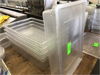 (5) CAMBRO 18 X 26 X 6" PLASTIC BINS