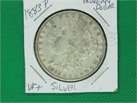 1883-P Morgan Dollar, VF+, Silver