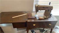 Singer Sewing Machine & Cabinet