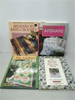 lot of craft books- crochet, poetry, afghans, etc.