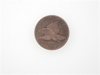 RARE 1857 US Flying Eagle Penny