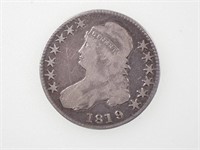 1819 US Liberty Silver Half Dollar