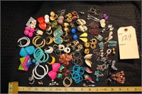 Very large lot of pierced earrings
