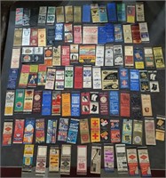 100 old advertising matchbooks TX hotels risque +