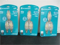 9 40W LED CANDELABRA DIMMABLE BULBS