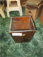 wood plant box