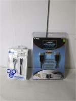 PS3 PLAY -CHARGE CABLE & HDMI CABLE