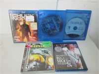 LOT USED GAMES, BLUE RAYS