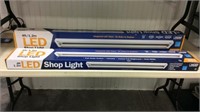 (2) 4 ft LED shop lights