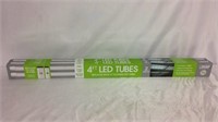 (2) 2 pks of 4 ft LED bulbs T12 & T8