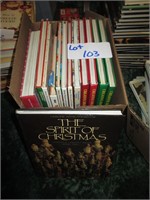 box of hardback xnas books