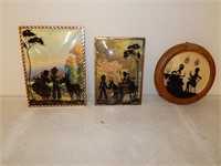 Mixed set of Silhouette Convex Glass Pictures