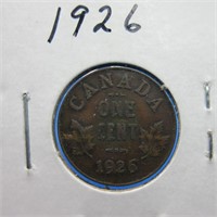 1926 & 1927 CANADA PENNIES - KEY DATE