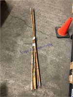 Bamboo fishing pole and others
