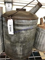 Gasoline can, approx 3 gallon size