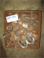 box of misc glass's