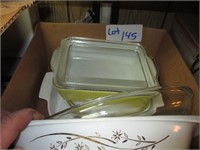 box of glass cookware