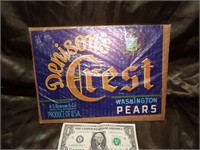 Denison Crest Washington Pears lable