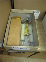box of kitchen items