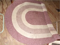 7x11ft Woven oval Rug