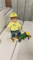 Bobby the John Deere Porcelain doll with his J