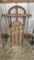 Wood and Metal Sled