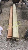 Lumber 
(5) 4x4x8 
(3) 2x6