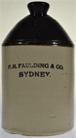 Demijohn - P.H Faulding & Co. Sydney