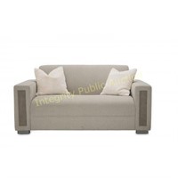 *NEW* AICO Menlo Station Loveseat DoveGray $1090