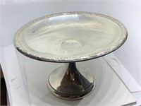 SOLID STERLING SILVER COMPOTE 165.6G