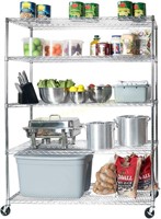 SevilleClassics Commercial-Grade5-Tier Steel Shelf