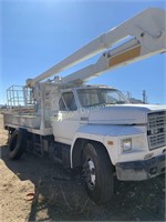 Ford Bucket Truck, non-running, Titled