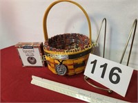 1997 INAUGURAL BASKET LINER PROTECTOR AND TIE ON