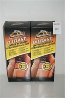 LOT OF 2 ARMORALL OUTLAST LEATHER RESTORER