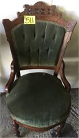 East lake side chair green