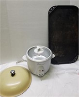 Rice Cooker Table Deal cast iron Pan