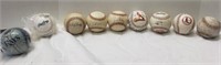 Baseball Lot 2 signed by Cardinals Lee Smith