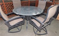 MALLIN PATIO TABLE W/CHAIRS