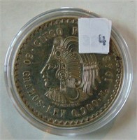 Mexico 5 pesos, silver
