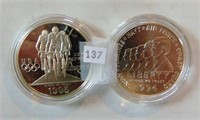 Commemorative Silver Dollars (2)