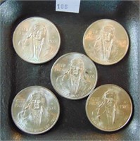 Mexican Silver 100 Pesos (5)