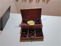 JEWELRY BOX & CONTENTS