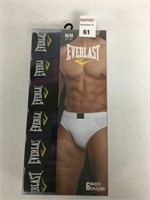 6PCS EVERLAST MENS BRIEF SIZE MEDIUM