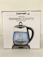 CHEFMAN PROGRAMMABLE GLASS KETTLE 1.5L CAPACITY
