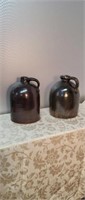 Vintage brown jugs