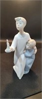 LLADRO Figurine 
WITH CANDLE AND SISTER
Matte